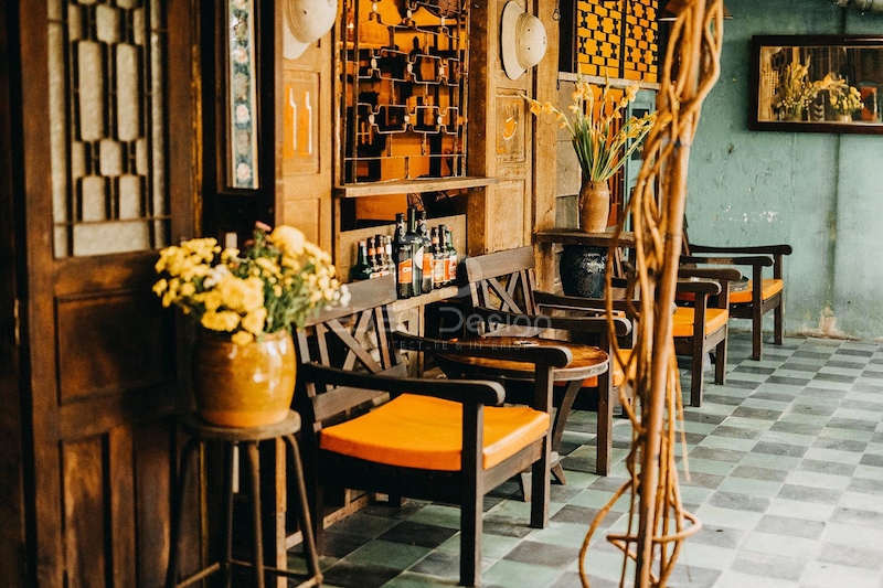 Mẫu thiết kế quán cafe nhỏ 40m2 phong cách Vintage gợi nhớ đến thời kỳ trước
