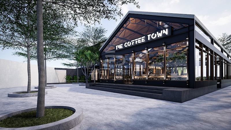 The Coffee Town với phong cách thiết kế Industrial nổi bật trong lòng Sài Gòn