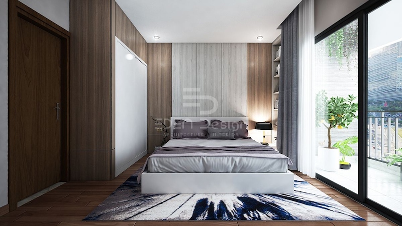 Phòng ngủ được thiết kế theo phong cách Minimalism