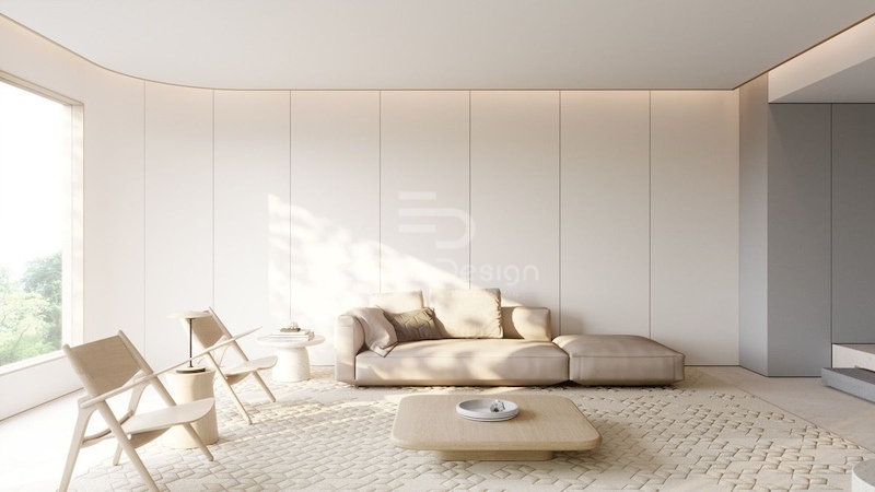 Không gian sống thoải mái, đơn giản nhưng đầy tinh tế của chung cư thiết kế nội thất phong cách Minimalism