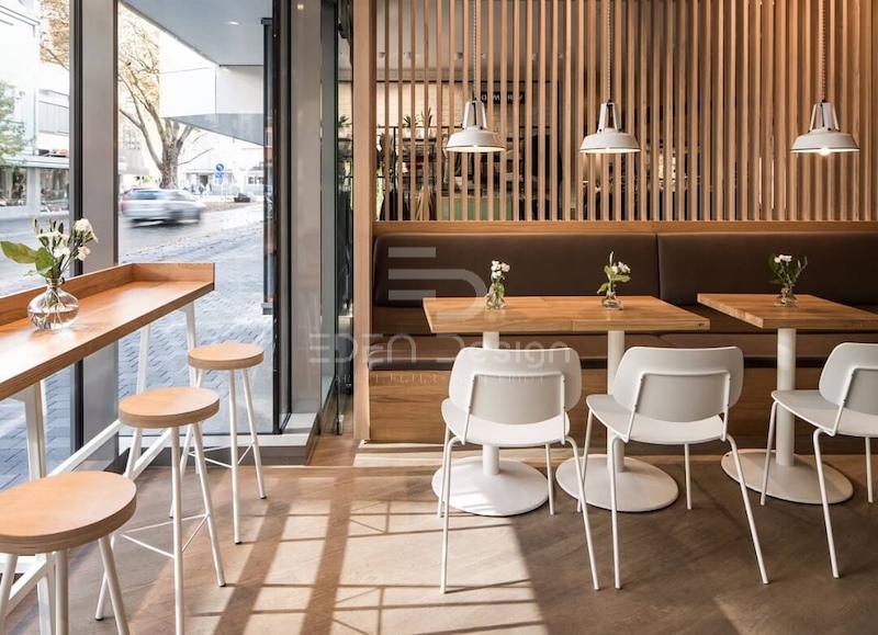 Mẫu thiết kế quán cafe Hàn Quốc cho quán có không gian nhỏ