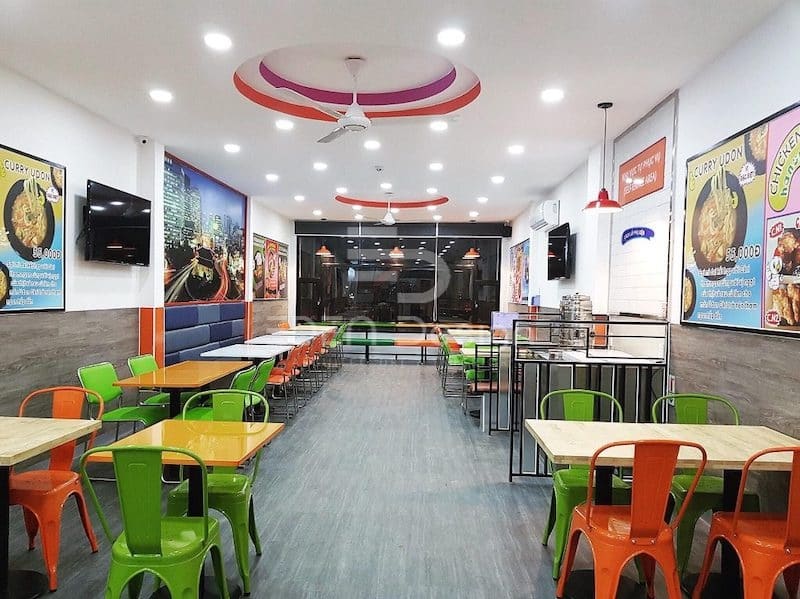 Thiết kế nhà hàng bán đồ ăn nhanh Hàn Quốc có chi phí đầu tư thấp