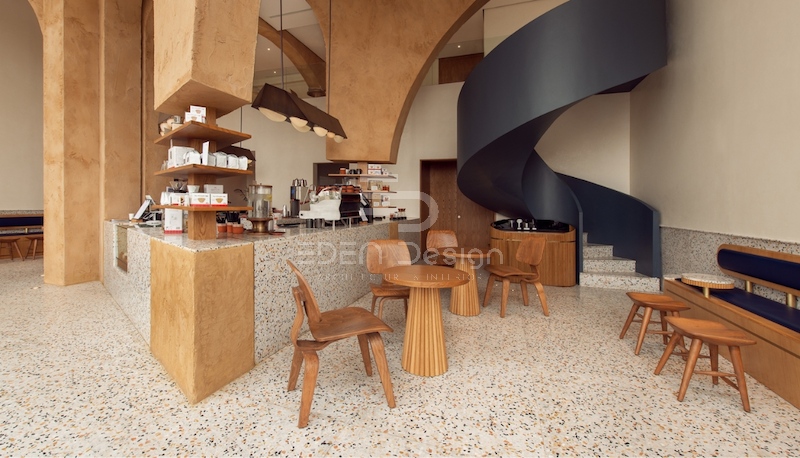 Thiết kế quán cafe 80m2 đẹp giúp thu hút và tiếp cận được nhiều khách hàng