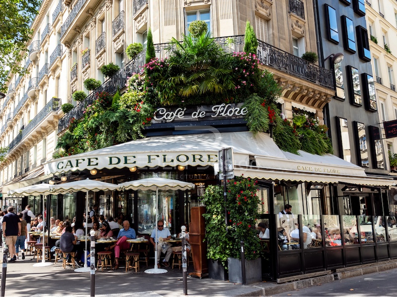 Cafe de Flore nổi tiếng tại kinh đô ánh sáng Paris