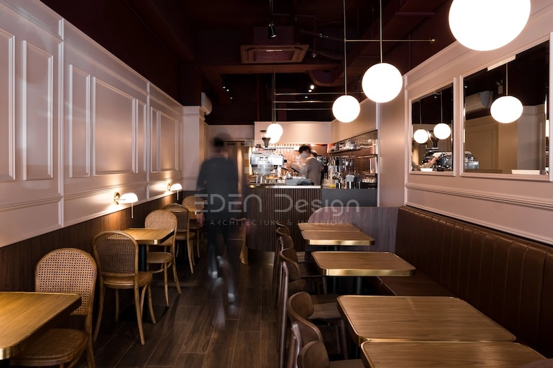 Ứng dụng phong cách Retro vào thiết kế quán cafe mặt tiền 6m