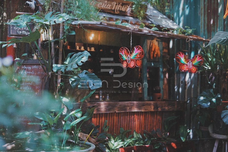 Ý tưởng decor quán cafe nhỏ Vintage lấy cảm hứng từ miền quê Việt Nam