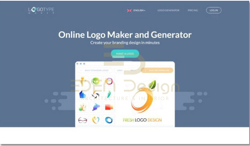 Logo Type Maker là website thiết kế logo nhà hàng online đẹp