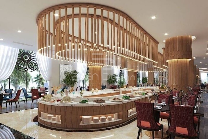 Nhà hàng buffet trong nhà cần đạt tiêu chuẩn từ 400m2 trở lên