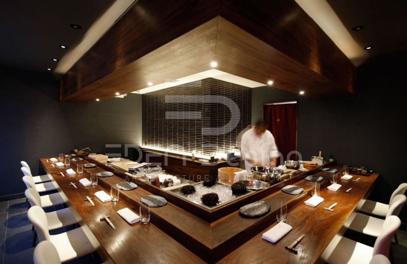 20+ mẫu thiết kế nhà hàng Sushi Nhật Bản cực ấn tượng