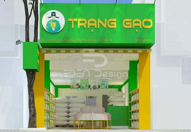 Không gian được trang trí bằng các vật liệu thân thiện với môi trường và những chi tiết xanh mát