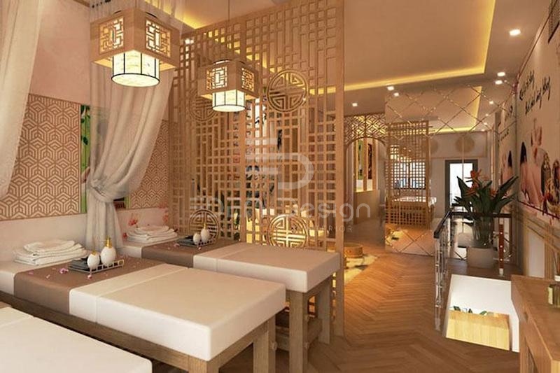 Sự đơn giản là nguyên tắc vàng khi thiết kế spa mini, giúp không gian trở nên thanh thoát và rộng rãi