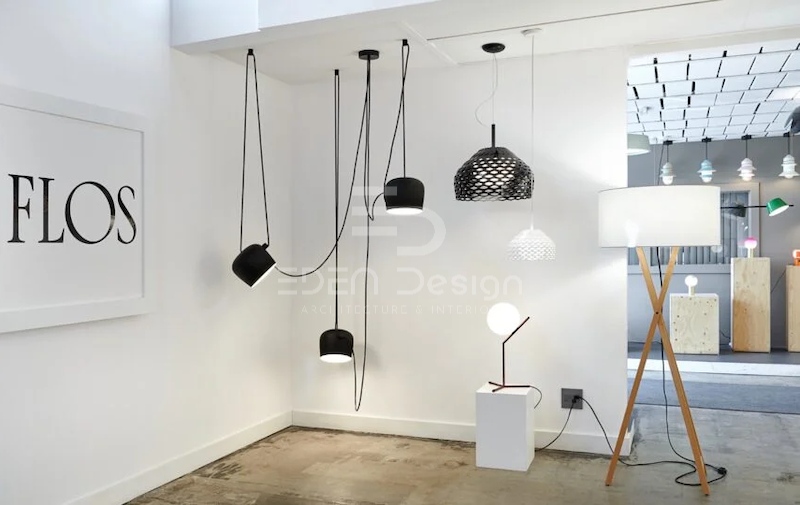 Thiết kế showroom với vật liệu chất lượng, bền đẹp với thời gian