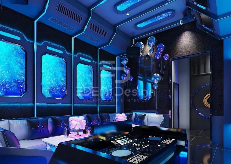 Trường phái thiết kế karaoke VIP hiện đại được ứng dụng nhiều tại các thành phố lớn