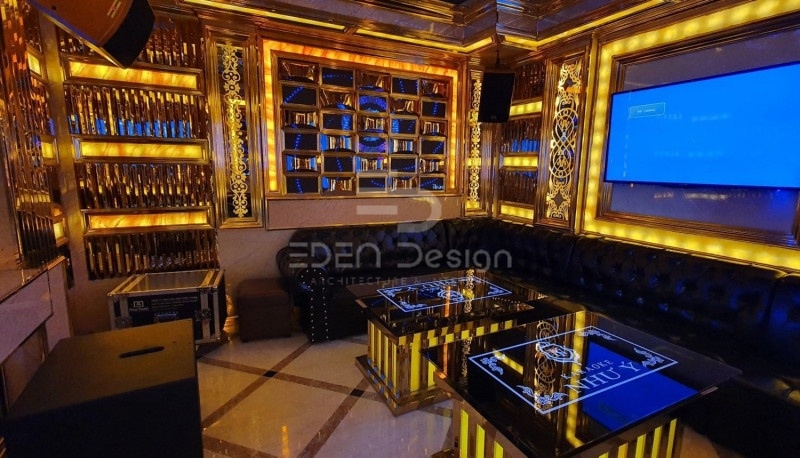 Thiết kế phòng karaoke diện tích nhỏ lấy cảm hứng từ các Mini Bar