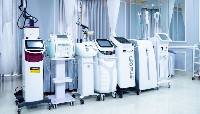 Không gian phòng khám da liễu đậm chất công nghệ và hiện đại