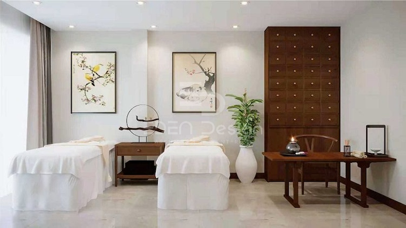 Khu vực châm cứu cần tạo sự thoải mái tối đa cho khách hàng.