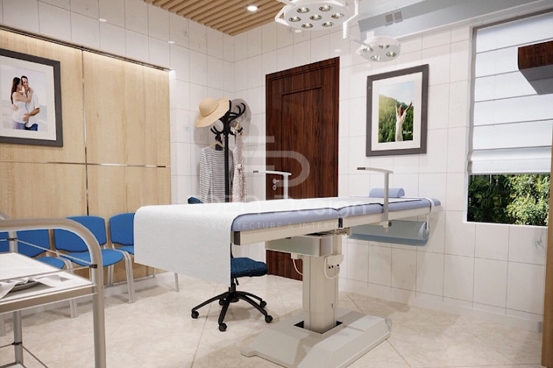 Tối ưu hoá không gian là việc rất cần thiết đối với các phòng khám có diện tích nhỏ.