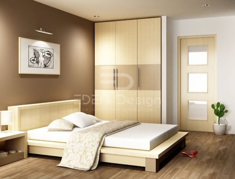 Nên đặt giường ngủ xa phòng bếp để không bị ảnh hưởng bởi âm thanh và mùi hương