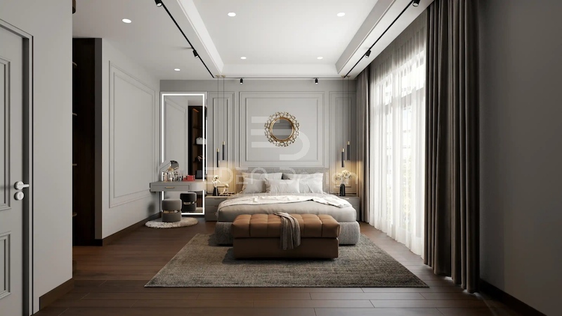 Khoa học, phong thủy và tâm linh đều cho rằng nên tránh đặt gương đối diện cửa phòng ngủ