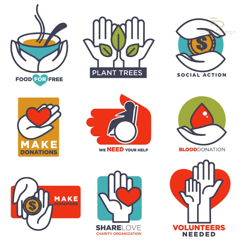 Logo được thiết kế với hình ảnh ống nghe