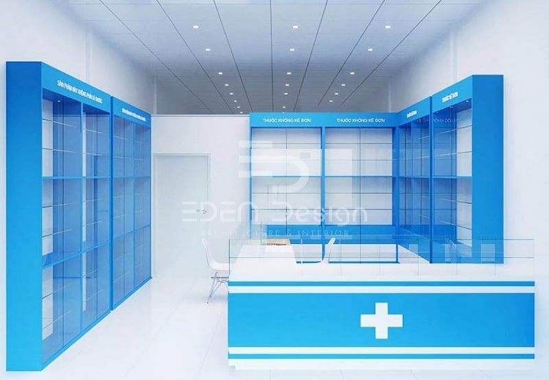Sử dụng tone màu xanh vô cùng mát mắt
