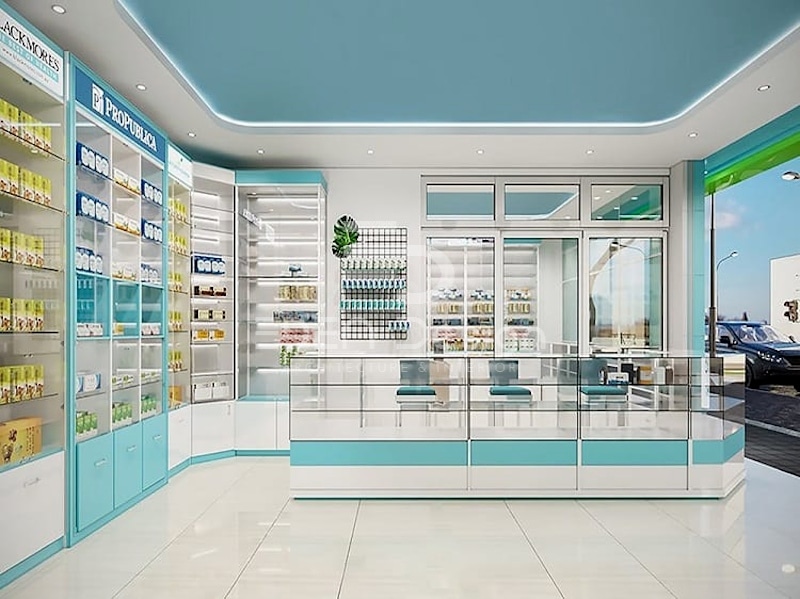 Phong cách thiết kế nhà thuốc hiện đại