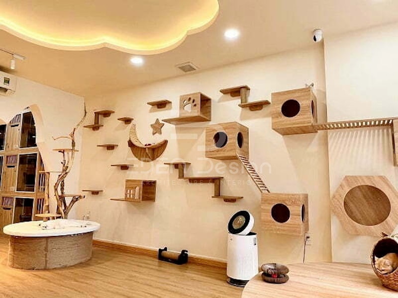 Kiến tạo không gian vui chơi cho thú cưng giúp các bé bớt căng thẳng hơn