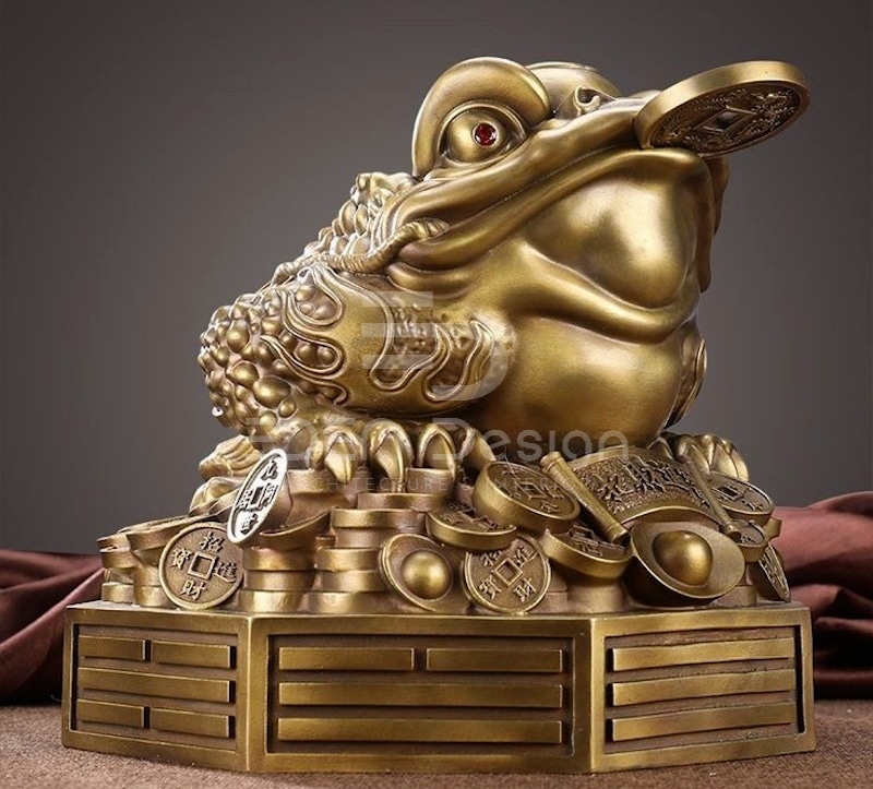 Thiềm thừ là một biểu tượng tài lộc được nhiều gia đình sử dụng