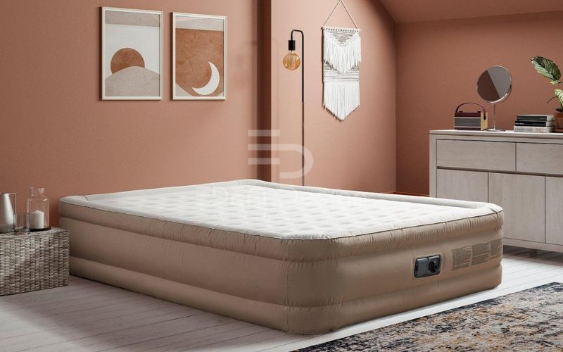 Sử dụng nệm hơi dễ dàng dọn dẹp và trang trí cho căn nhà trở nên đẹp mặt hơn