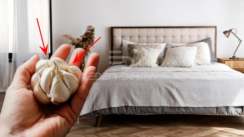 Đặt tỏi trong phòng giúp tinh thần trở nên tốt hơn và hệ thần kinh được thư giãn