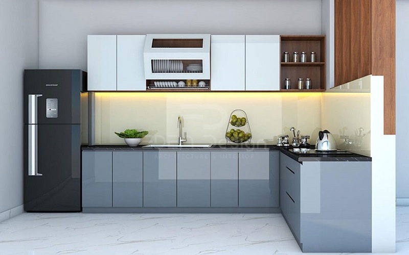 Lắp đặt hệ thống tủ giúp tiết kiệm được không gian lưu trữ đồ dùng