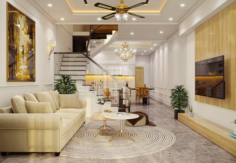 Cải tạo phòng khách cũ giúp không gian được đổi mới và phù hợp với phong cách của bạn