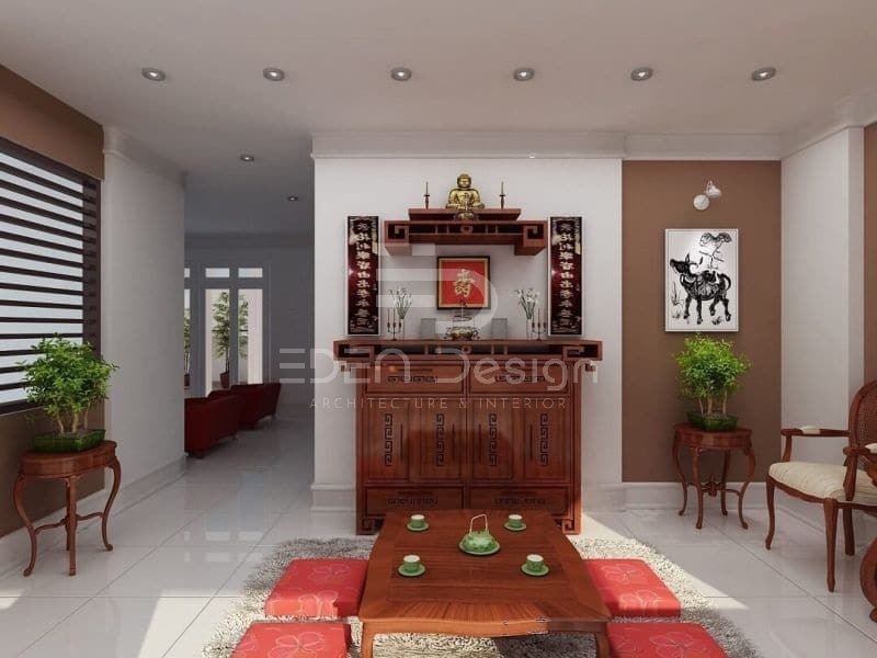Đảm bảo ánh sáng đủ và cần thiết để tạo không khí trang nghiêm và bình yên