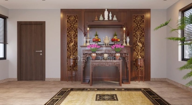 Vị trí bàn thờ cần đảm bảo được yếu tố phong thủy giúp tăng sự thịnh vượng và may mắn