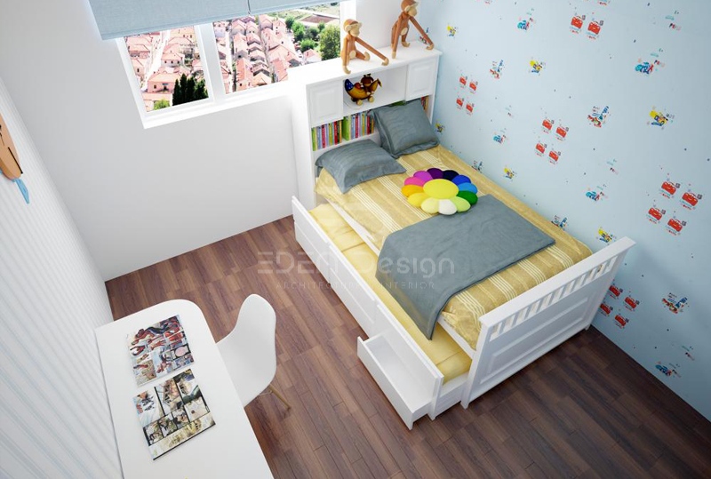 Có nhiều cửa sổ sẽ giúp ánh sáng chiếu vào phòng tạo tinh thần phấn khởi
