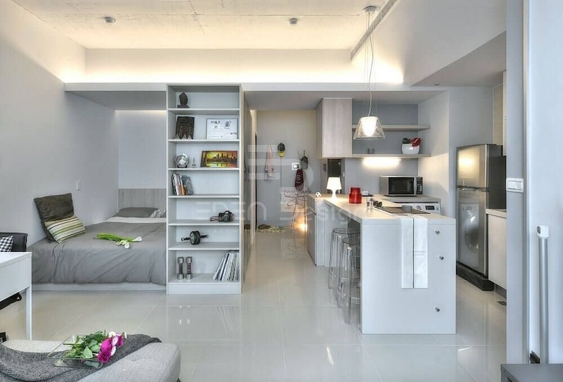 Sử dụng đồ nội thất đa năng sẽ giúp phòng trọ 12m2 có đầy đủ công năng