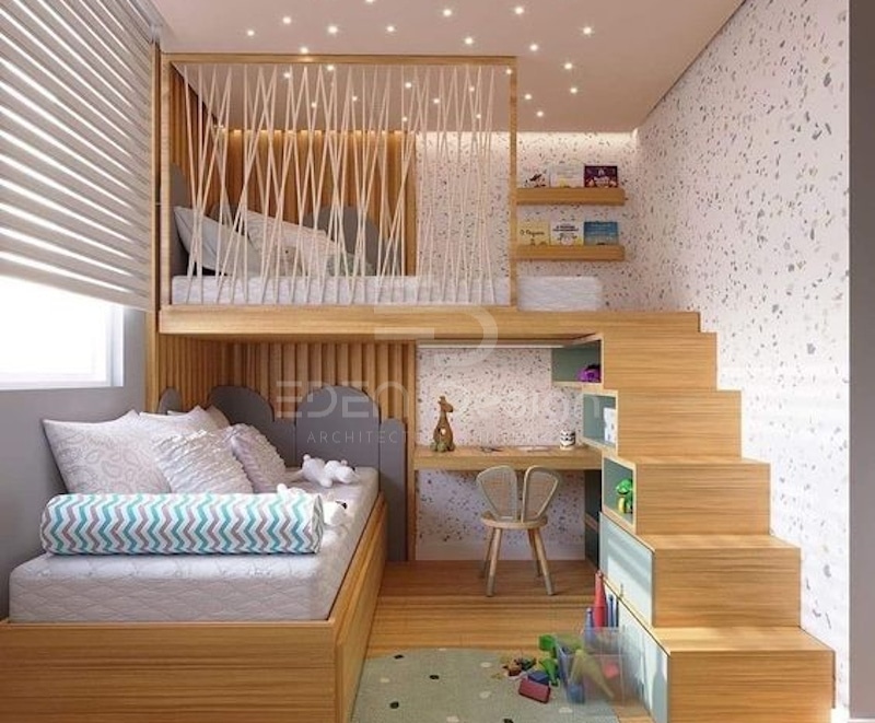 Nên lựa chọn những màu sắc sáng để sơn tường và đồ nội thất