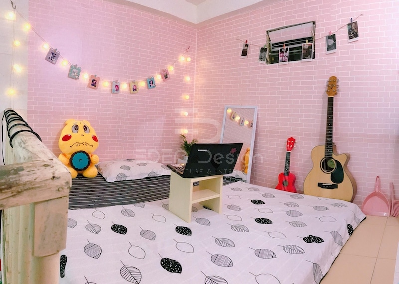 Phòng trọ có nhà vệ sinh và phòng bếp được bố trí ở khu vực riêng