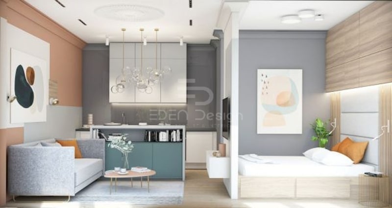 Phòng trọ 30m2 không gác sẽ có chi phí thấp hơn so với thiết kế có gác